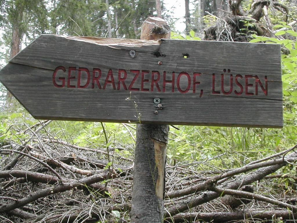 Gedrarzerhof Apartment Luson Exterior photo